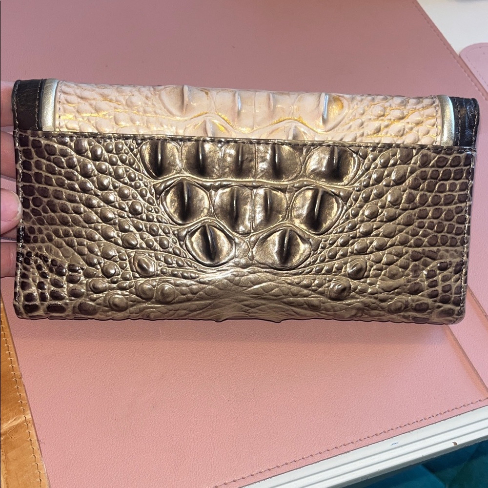 Brahmin Croc-Embossed Veronica Envelope Wallet - Picture 6 of 6